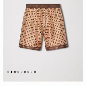 Amiri wave design Silk Shorts